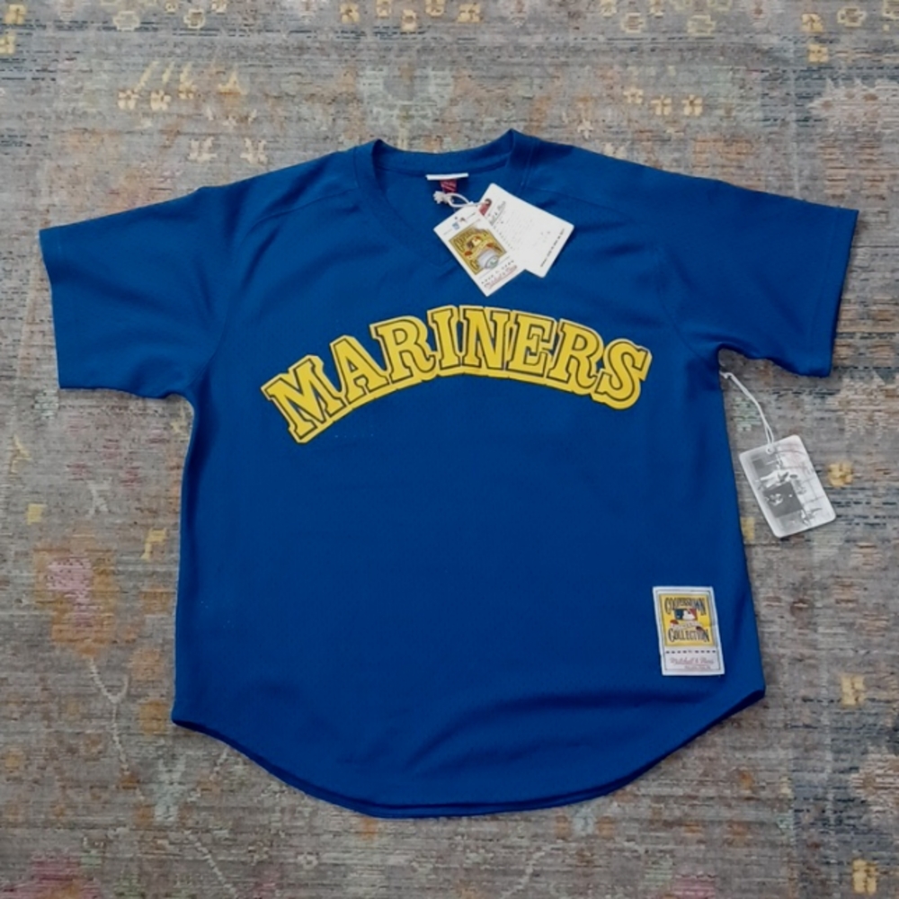 Mitchell & Ness Cooperstown Collection Ken Griffey Jr. Seattle Mariners Jersey